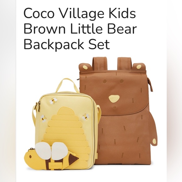 Coco Village Kids backpack set - Picture 1 of 9